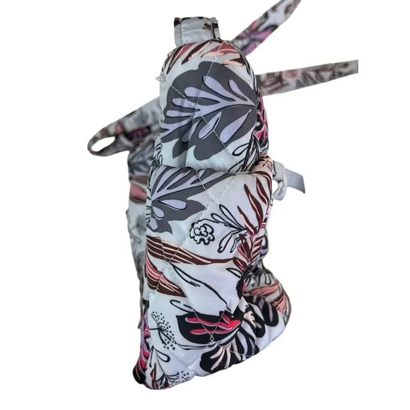 Vera Bradley Sun Washed Tropical Ultralight Quilted Crossbody Zip Pockets Adjust - Picture 9 of 16